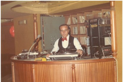 En sus tiempos en la discoteca Royal Club.