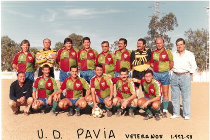 Con el Pavía de veteranos.