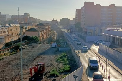 Desde el puente el tráfico ya solo circula hacia el Puerto.