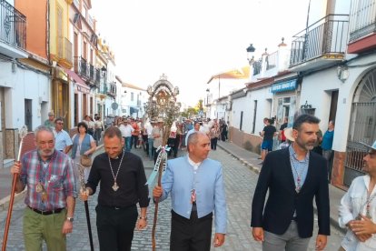 La Hermandad del Rocío de Almería, en Benacazón.