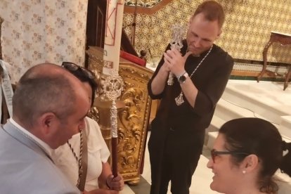 La Hermandad del Rocío de Almería, en Benacazón.