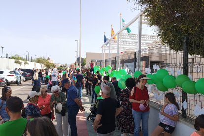Momentos previos al inicio de la manifestación.