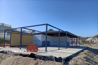 El terreno se preparó y cuenta con 242 metros cuadrados.