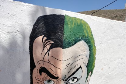Jack Nicholson en las calles de Vícar.
