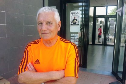 Luisillo sigue muy ligado al fútbol, ahora con los veteranos.