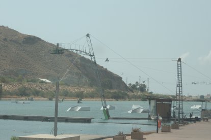 El canal de remo de los Juegos Mediterráneos de 2025 todavía tiene actividad.