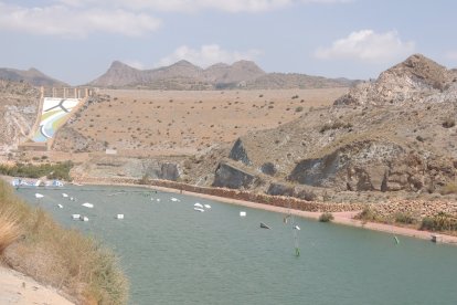 El canal de remo donde se hacen actividades.