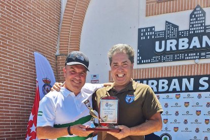 Diego Alarcón y Juan Vicente en Madrid.