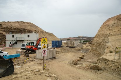 Imagen del estado de las obras.