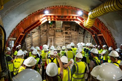 Imagen del interior del túnel de Viator.