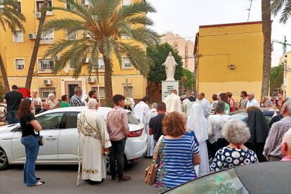 El monumento ya está bendecido.