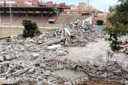 El fondo sur era una de las zonas más deterioradas.