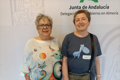 Mercedes Molina Pérez e Inmaculada Mañas Rodríguez.