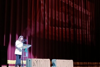 Mar París ha ejercido como presentadora del acto. 