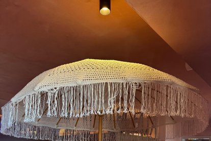 Interior del 'beach club'