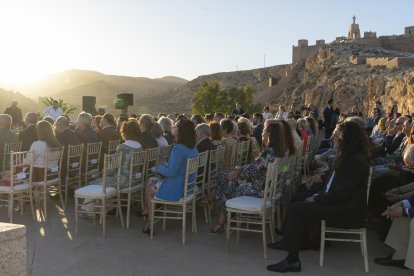 Recepción en la terraza del Centro de Interpretación en la Plaza Vieja.