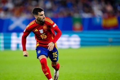 Entró en el minuto 71 y estuvo muy activo hasta el final del encuentro ante Italia. 