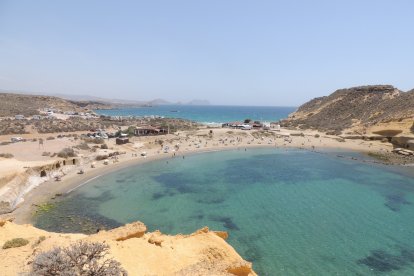 Es una playa que poco a poco ha ido ganando turismo.