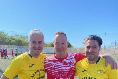 Los veteranos en el Memorial.