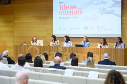 Las ponentes durante el Foro Ideas que Suman.