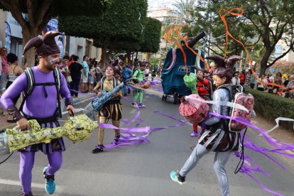 Pasacalles en el inicio de las fiestas de San Isidro en El Ejido.