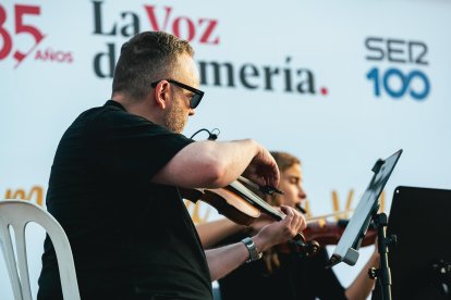 El cuarteto de cuerda Itálico que amenizó la velada.