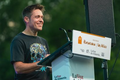 Fernando Soler, premiado en Deportes, piloto de enduro que ha sido campeón provincial y de Andalucía.