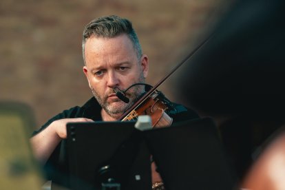 El cuarteto de cuerda Itálico que amenizó la velada.