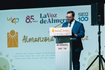 Domingo Trabalón, alcalde de Zurgena y anfitrión de la velada fue el encargado de poner el broche de oro a la gala.