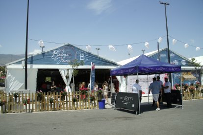 Caseta de la Bodega del Jamón en las Fiestas de San Isidro 2024.
