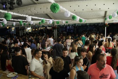 Caseta de la Bodega del Jamón en las Fiestas de San Isidro 2024.