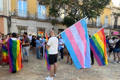 Manifestación durante Día del Orgullo LGBTIQ+ en Almería.