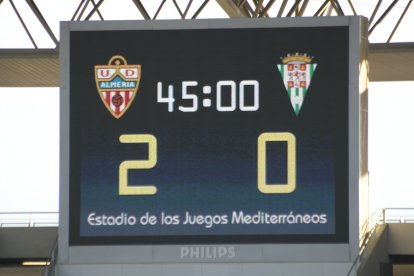 Un marcador especial. Fue la primera victoria del Almería en el Mediterráneo.