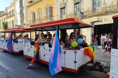 Manifestación por los derechos de las personas LGTBIQ+ en Almería.