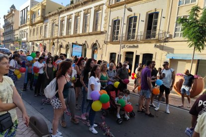 Manifestación por los derechos de las personas LGTBIQ+ en Almería.