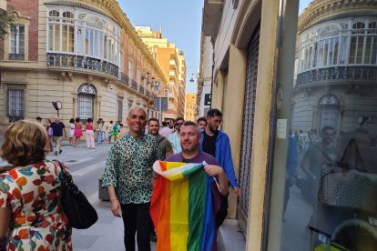 Manifestación por los derechos de las personas LGTBIQ+ en Almería.
