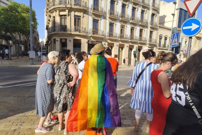 Manifestación por los derechos de las personas LGTBIQ+ en Almería.