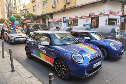 Manifestación por los derechos de las personas LGTBIQ+ en Almería.