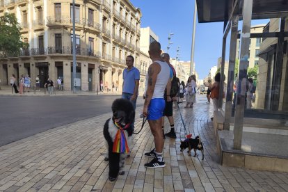 Manifestación por los derechos de las personas LGTBIQ+ en Almería.