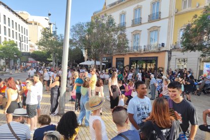 Manifestación por los derechos de las personas LGTBIQ+ en Almería.