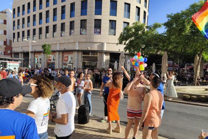 Manifestación por los derechos de las personas LGTBIQ+ en Almería.