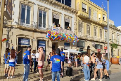Manifestación por los derechos de las personas LGTBIQ+ en Almería.