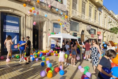 Manifestación por los derechos de las personas LGTBIQ+ en Almería.