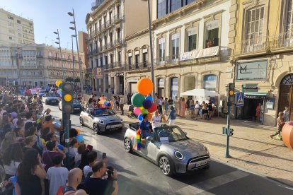 Manifestación por los derechos de las personas LGTBIQ+ en Almería.