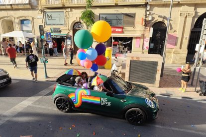Manifestación por los derechos de las personas LGTBIQ+ en Almería.