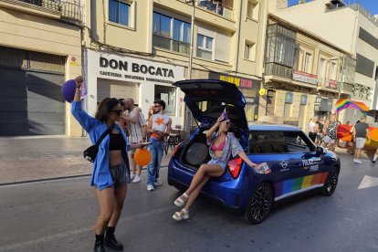 Manifestación por los derechos de las personas LGTBIQ+ en Almería.