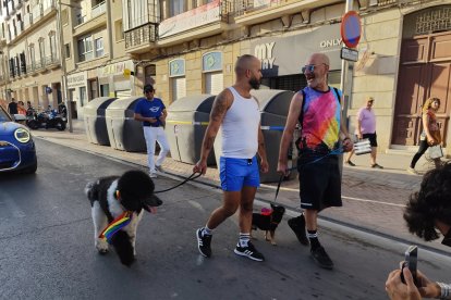 Manifestación por los derechos de las personas LGTBIQ+ en Almería.