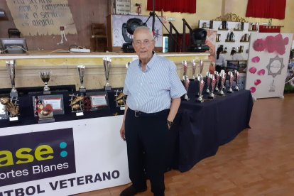 Blanes fue la estrella de la entrega de trofeos.