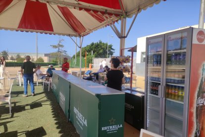 Todo listo en el ambigú.