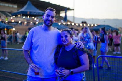 Maria José y Cristian en la zona de front stage.